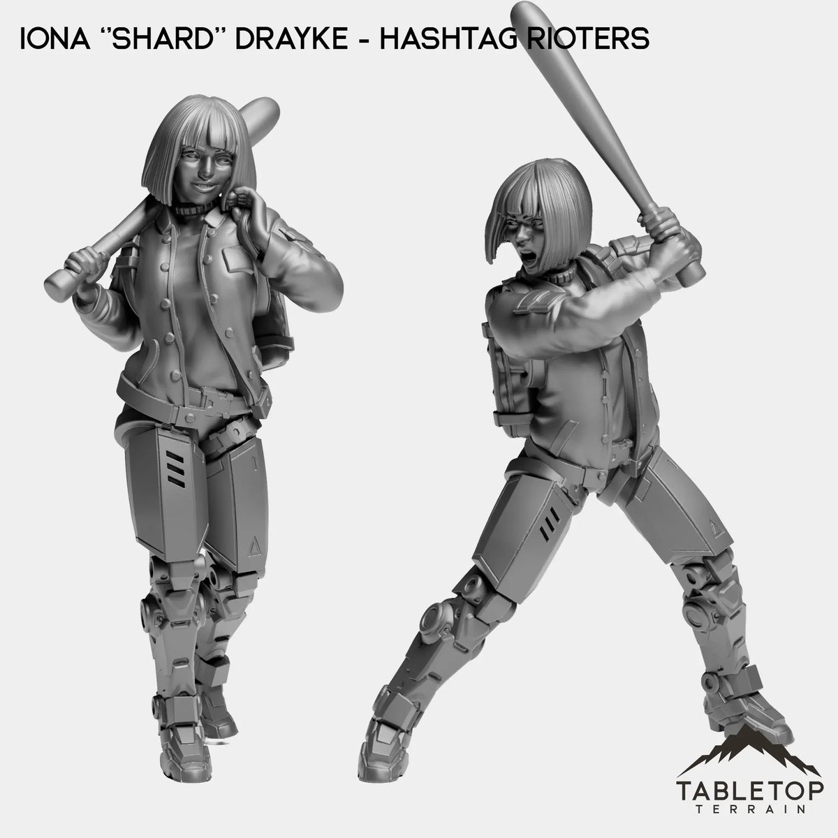 Tabletop Terrain Miniature Full Set Iona ''Shard'' Drayke - Hashtag Rioters