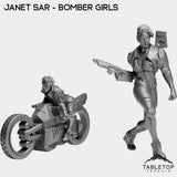 Tabletop Terrain Miniature Full Set Janet Sar - Bomber Girls