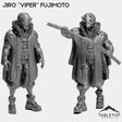 Tabletop Terrain Miniature Full Set Jiro ''Viper'' Fujimoto