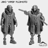 Tabletop Terrain Miniature Full Set Jiro ''Viper'' Fujimoto