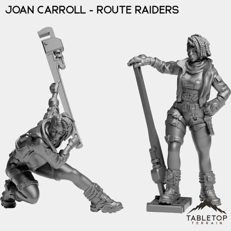 Tabletop Terrain Miniature Full Set Joan Carroll - Route Raiders