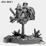 Tabletop Terrain Miniature Full Set JSW Bikers