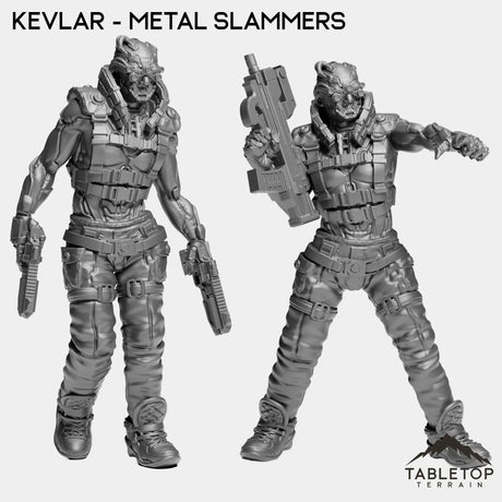 Tabletop Terrain Miniature Full Set Kevlar - Metal Slammers