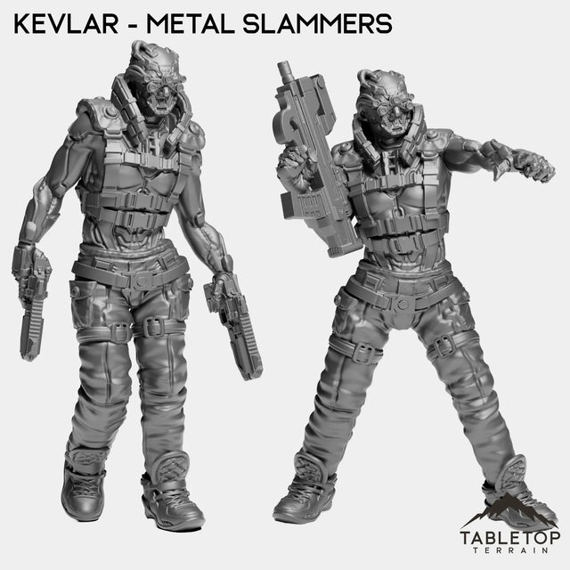Tabletop Terrain Miniature Full Set Kevlar - Metal Slammers