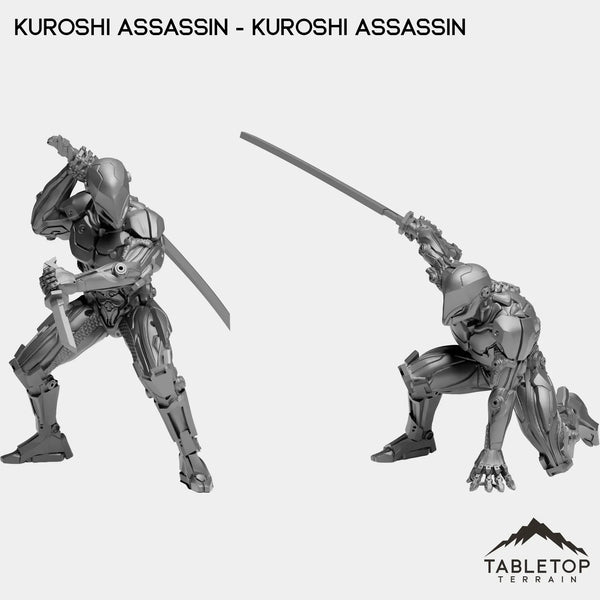 Tabletop Terrain Miniature Full Set Kuroshi Assassin - Kuroshi Assassin