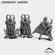 Tabletop Terrain Miniature Full Set Legendary Warden