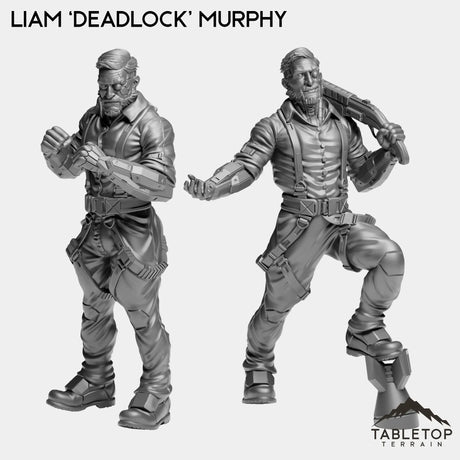 Tabletop Terrain Miniature Full Set Liam 'Deadlock' Murphy