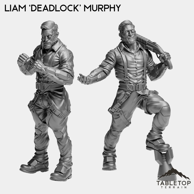 Tabletop Terrain Miniature Full Set Liam 'Deadlock' Murphy