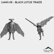 Tabletop Terrain Miniature Full Set Liang He - Black Lotus Triads