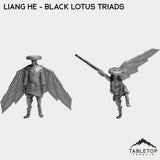 Tabletop Terrain Miniature Full Set Liang He - Black Lotus Triads