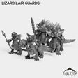 Tabletop Terrain Miniature Full Set Lizard Lair Guards