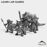 Tabletop Terrain Miniature Full Set Lizard Lair Guards