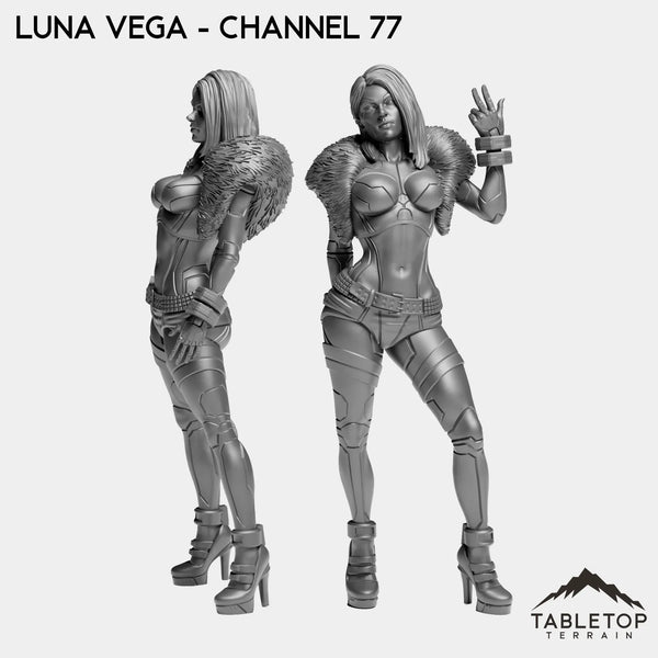 Tabletop Terrain Miniature Full Set Luna Vega - Channel 77
