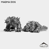 Tabletop Terrain Miniature Full Set Magma Dog