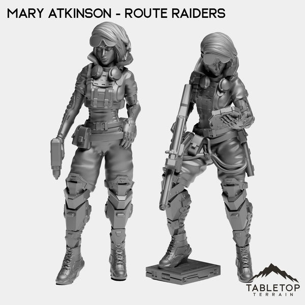 Tabletop Terrain Miniature Full Set Mary Atkinson - Route Raiders