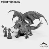 Tabletop Terrain Miniature Full Set Mighty Dragon