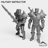 Tabletop Terrain Miniature Full Set Military Instructor