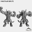 Tabletop Terrain Miniature Full Set Minotaur Brute