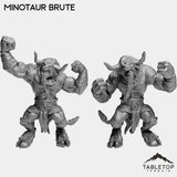 Tabletop Terrain Miniature Full Set Minotaur Brute