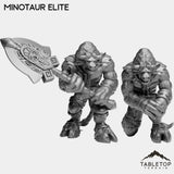Tabletop Terrain Miniature Full Set Minotaur Elite