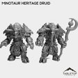 Tabletop Terrain Miniature Full Set Minotaur Heritage Druid
