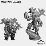 Tabletop Terrain Miniature Full Set Minotaur Leader
