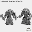 Tabletop Terrain Miniature Full Set Minotaur Shaman Starter