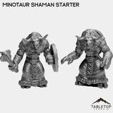 Tabletop Terrain Miniature Full Set Minotaur Shaman Starter