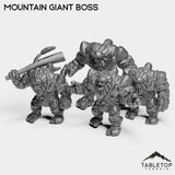 Tabletop Terrain Miniature Full Set Mountain Giant Boss
