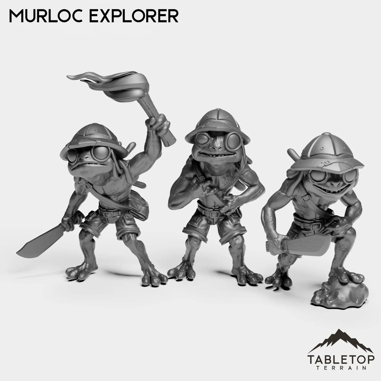 Tabletop Terrain Miniature Full Set Murloc Explorer