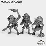 Tabletop Terrain Miniature Full Set Murloc Explorer
