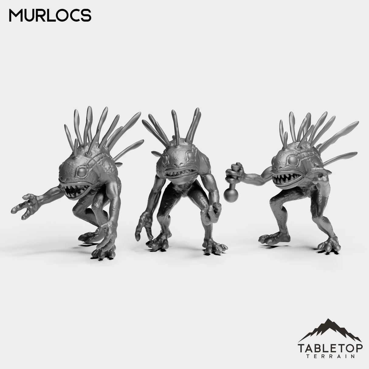 Tabletop Terrain Miniature Full Set Murlocs