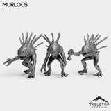 Tabletop Terrain Miniature Full Set Murlocs
