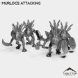 Tabletop Terrain Miniature Full Set Murlocs Attacking
