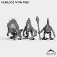 Tabletop Terrain Miniature Full Set Murlocs with Fins