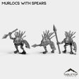 Tabletop Terrain Miniature Full Set Murlocs with Spears
