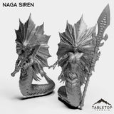 Tabletop Terrain Miniature Full Set Naga Siren