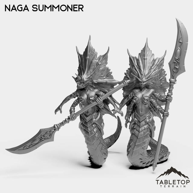 Tabletop Terrain Miniature Full Set Naga Summoner