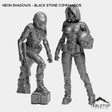 Tabletop Terrain Miniature Full Set Neon Shadows - Black Stone Commandos