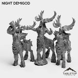 Tabletop Terrain Miniature Full Set Night Demigod