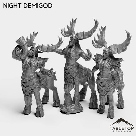 Tabletop Terrain Miniature Full Set Night Demigod