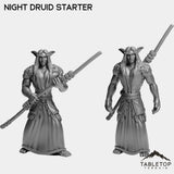 Tabletop Terrain Miniature Full Set Night Druid Starter