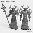 Tabletop Terrain Miniature Full Set Night Druid Tier 1