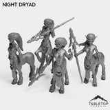 Tabletop Terrain Miniature Full Set Night Dryad