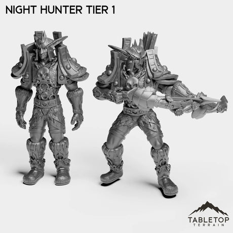 Tabletop Terrain Miniature Full Set Night Hunter Tier 1