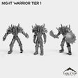 Tabletop Terrain Miniature Full Set Night Warrior Tier 1