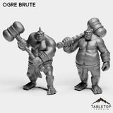 Tabletop Terrain Miniature Full Set Ogre Brute