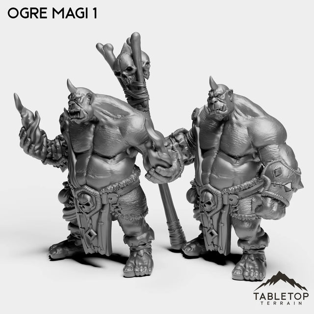 Tabletop Terrain Miniature Full Set Ogre Magi 1
