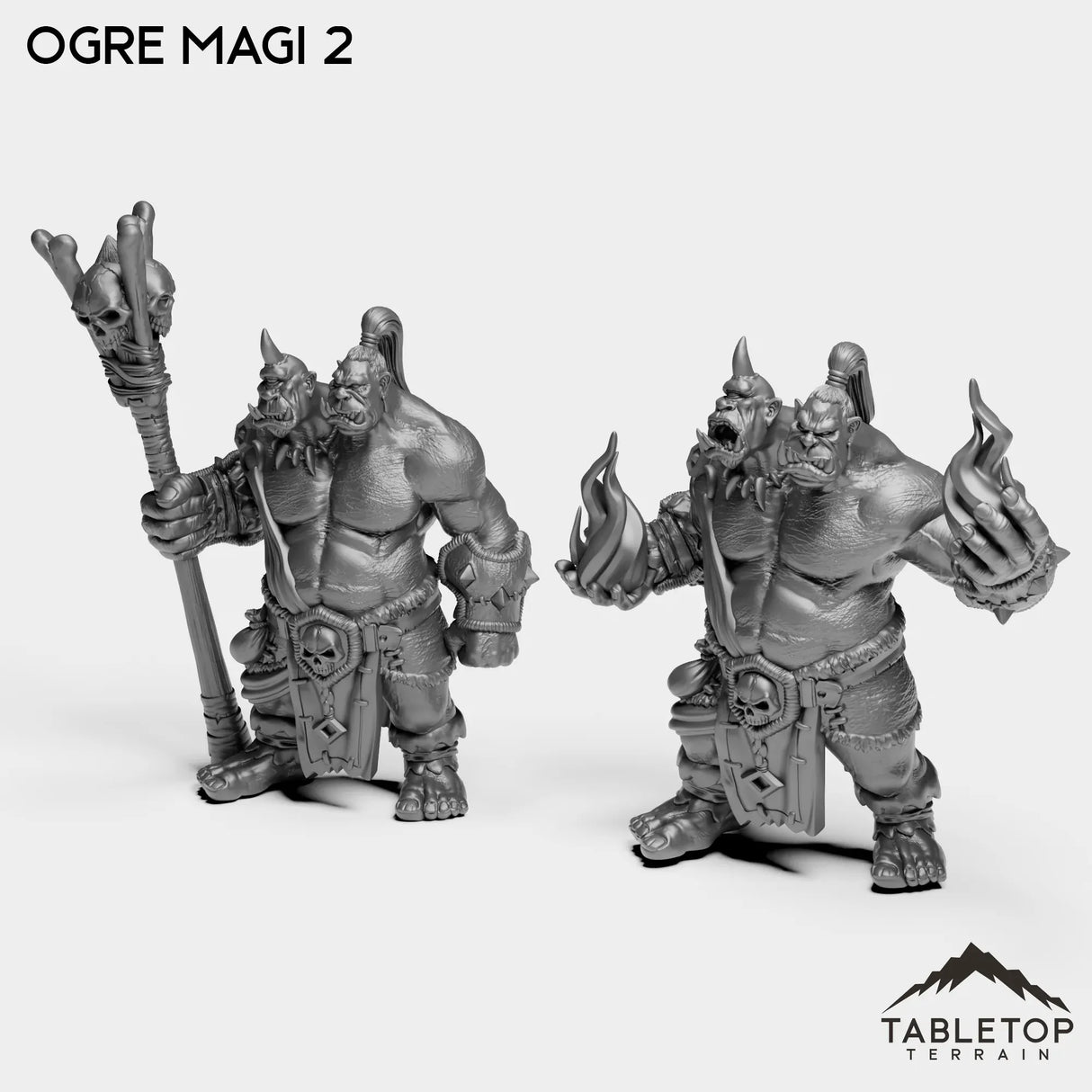 Tabletop Terrain Miniature Full Set Ogre Magi 2