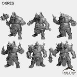 Tabletop Terrain Miniature Full Set Ogres Bundle